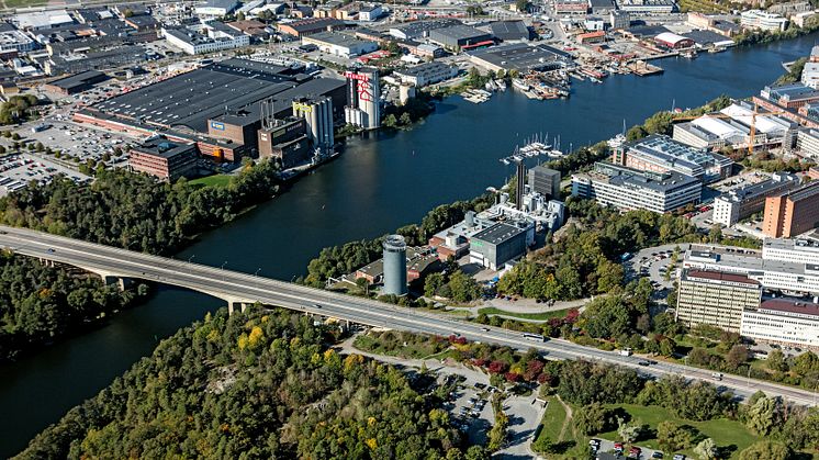 Utbyggnaden av kyla till Bromma startar vid Solna strand