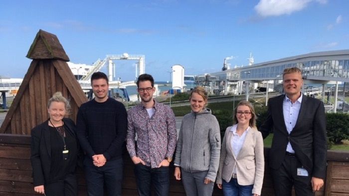 Anette Ustrup Svendsen (Scandlines), Maximilian Mordhorst (Junge Liberale), Simon Bull (Jusos), Hannah Wolf (Grüne Jugend), Anna Zimmermann (Junge Union), Marko Möller (Scandlines)