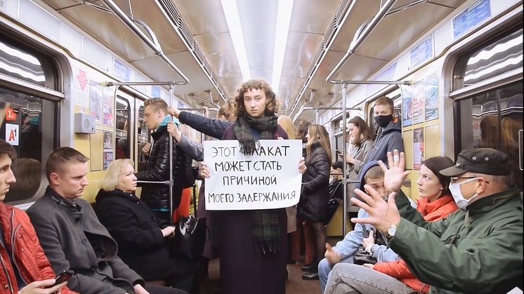 Ulyana Nevzorova, "This Poster Might Become the Reason of My Detention"