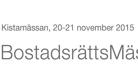 SafeTeam på Bostadsrättsmässan 20-21 november