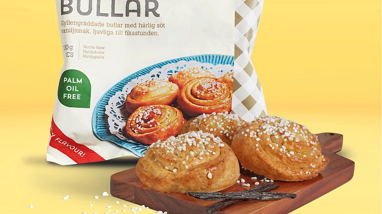 Fria lanserar härligt söta glutenfria vaniljbullar