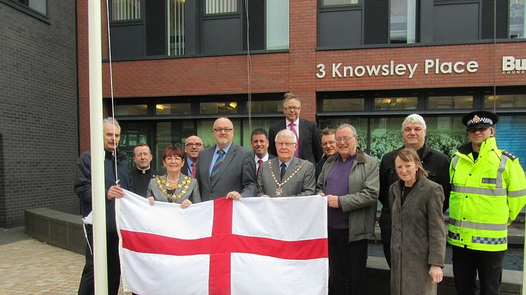 Bury flies the flag for St George 