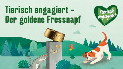 Der Goldene Fressnapf 2020: Online-Voting für „Herzensheld l Herzensheldin“ ist gestartet