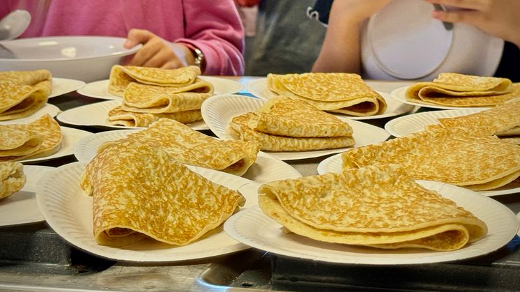 Soppa och pannkaka är en av favoritluncherna med bäst omdöme när eleverna får välja, bild från Svenshögskolan i Arlöv.