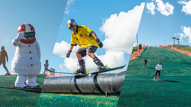 Bei SkiStar ist die Skisaison eröffnet: SummerSki in Stockholm Hammarbybacken eingeweiht