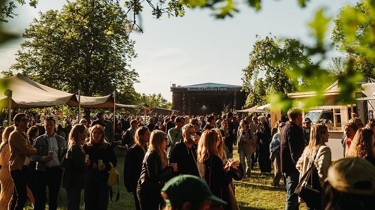 De fem första artisterna klara för Rosendal Garden Party 2024!