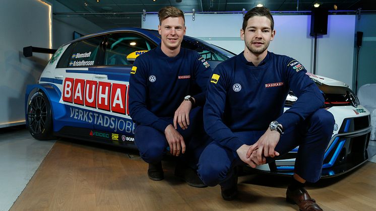 Johan Kristoffersson och Fredrik Blomstedt är förarna i Kristoffersson Motorsports STCC-satsning.