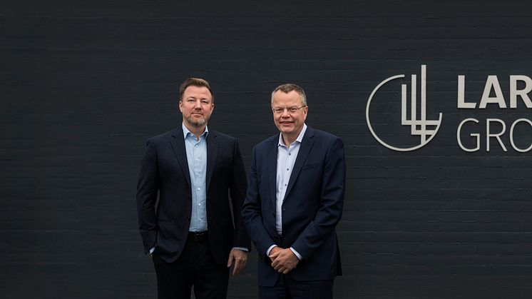 Jacob Brunsborg, Chairman der Lars Larsen Group (Sohn des Unternehmensgründers Lars Larsen) und Jesper Lund, CEO der Lars Larsen Group