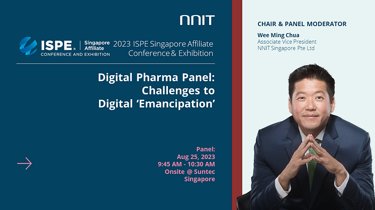 NNIT at the ISPE Singapore Conference & Exhibition
