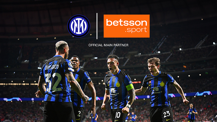 Betsson Sport blir ny tröj- och huvudsponsor för den italienska storklubben Inter