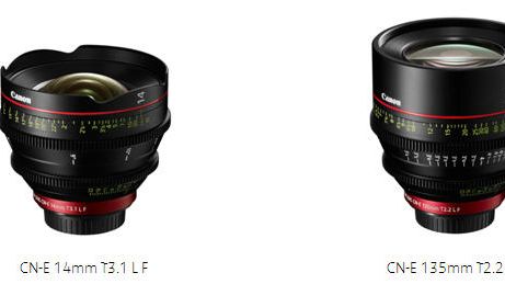 Canon utökar Cinema EOS System med fast vidvinkel och tele för EF-filmobjektiv 