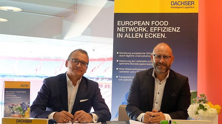 v.l. Alfred Miller, Managing Director DACHSER Food Logistics und Peter Haveneth, Managing Director Bring Frigo AB.