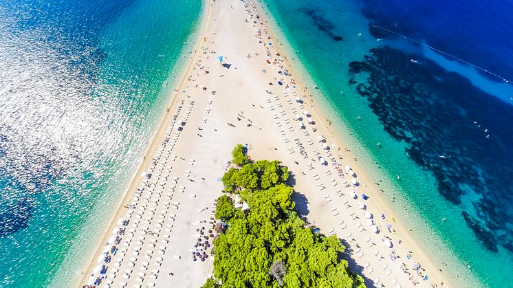 Strand Brac, Kroatien