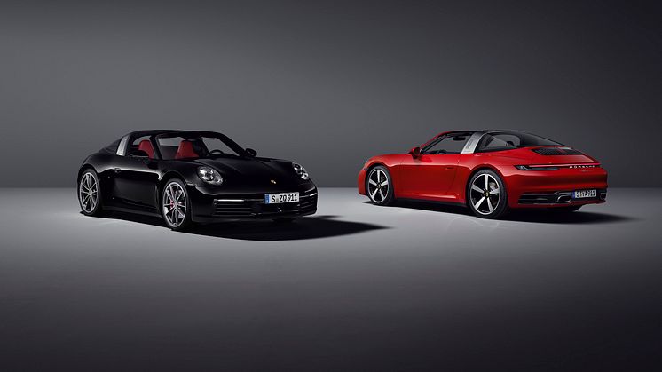 Nya Porsche 911 Targa 4 och 911 Targa 4S