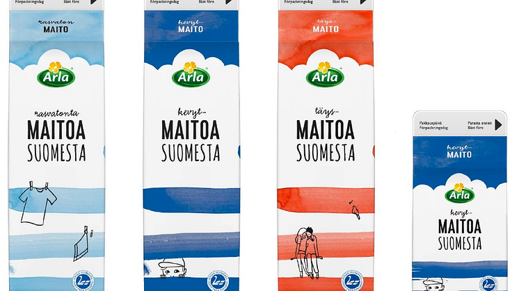 Arlan leikkisä uusi design auttaa maitohyllyllä 