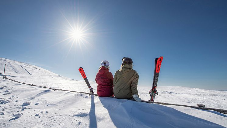 Det er fortsatt godt med snø i skianlegget i Trysil. Foto: Ola Matsson/SkiStar Trysil