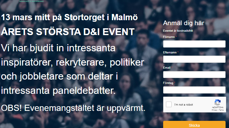 Missa inte detta kostnadsfria event mitt på Stortorget i Malmö