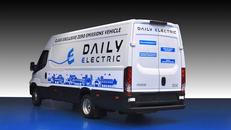 Ny Daily Electric er et 100% elektrisk nul-emissions-køretøj