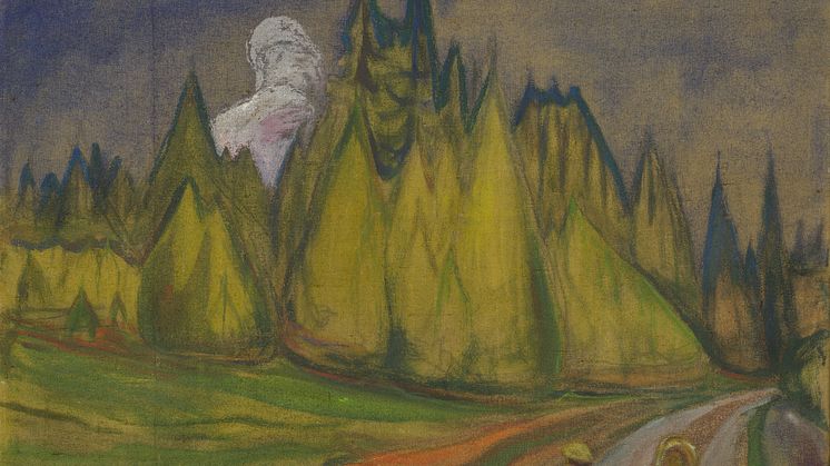 Edvard Munch: To barn på vei til eventyrskogen / Two Children on Their Way to the Fairytale Forest (1901-1902)