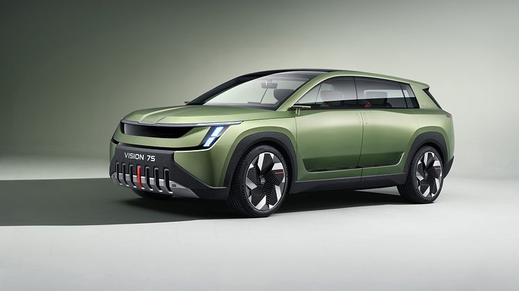 ŠKODA VISION 7S er en ny konceptbil, der både viser ŠKODAs nye design og bliver til én af tre nye elbiler fra ŠKODA.