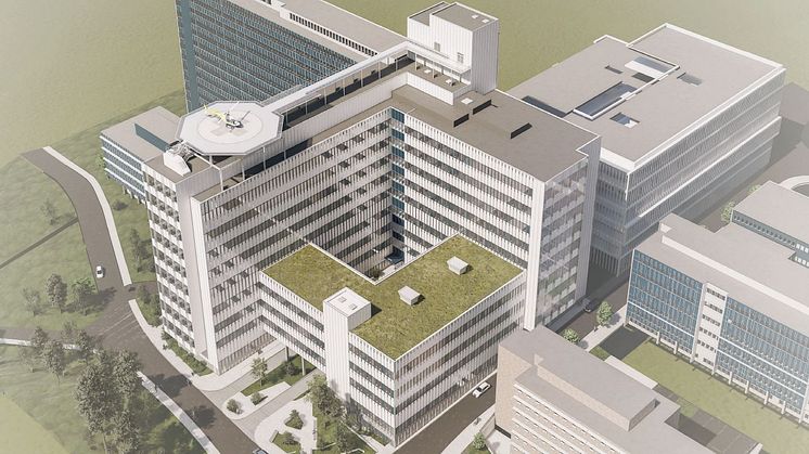 Ny vårdbyggnad på Danderyds sjukhus