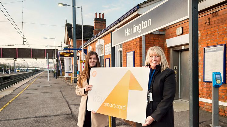 Winner Amy Walster is congratulated by Station Manager Bernadette Lee - IMAGES AVAILABLE TO DOWNLOAD BELOW