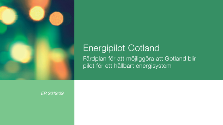 Så ska Gotland ta täten i energiomställningen