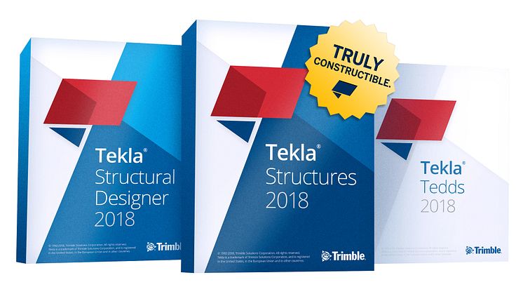 Trimble presenterar Tekla 2018 BIM-programvarulösningar