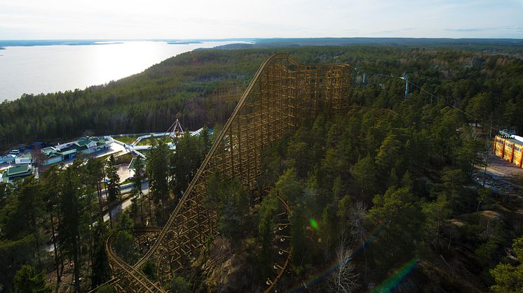 Kolmården bygger världens bästa träberg- och dalbana