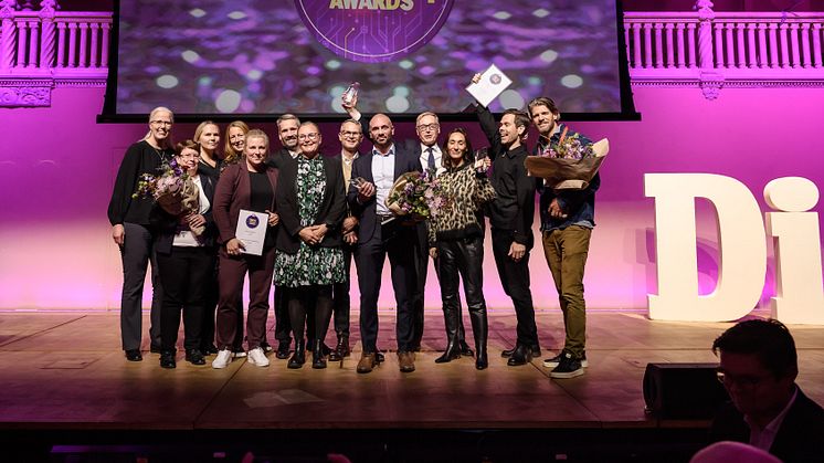 Alla vinnare i Di Tech Excellence Awards 2023. Foto: Pax Engström Nyström 