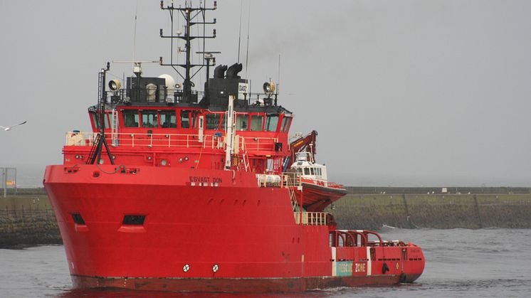 ‘Esvagt Don’ in a drilling campaign at the Faroe Islands