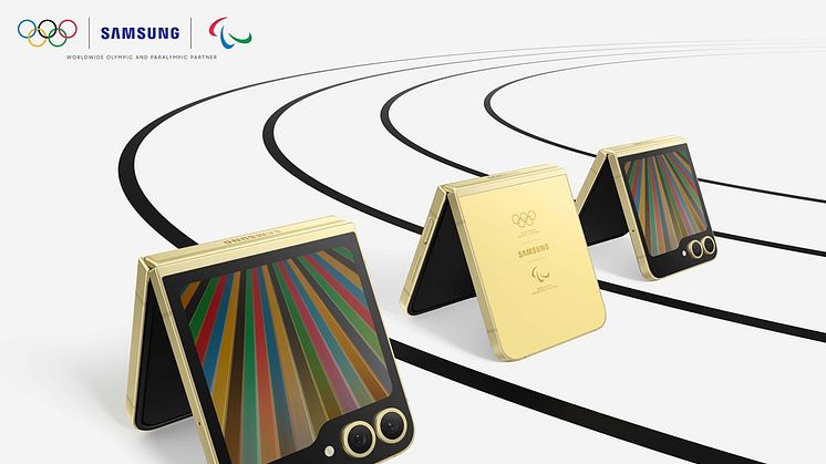 Samsung presenterar exklusiv Galaxy Z Flip6 Olympic Edition för OS-atleterna i Paris 2024