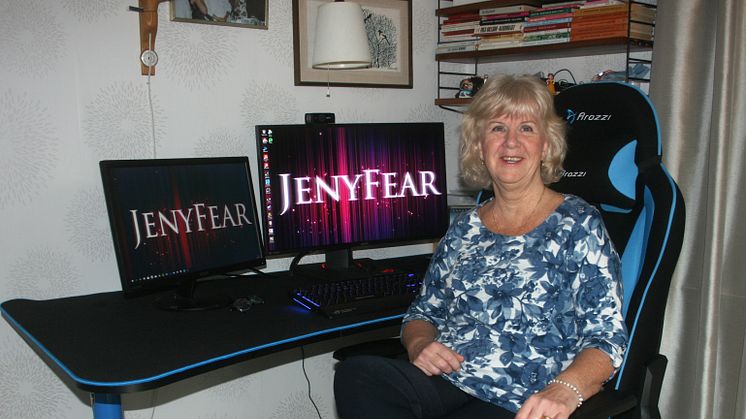 Susanne "JenyFear" Bergstedt, pensionär och inbiten gamer