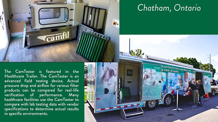 The Healthcare Trailer in Chatham, Ontario 