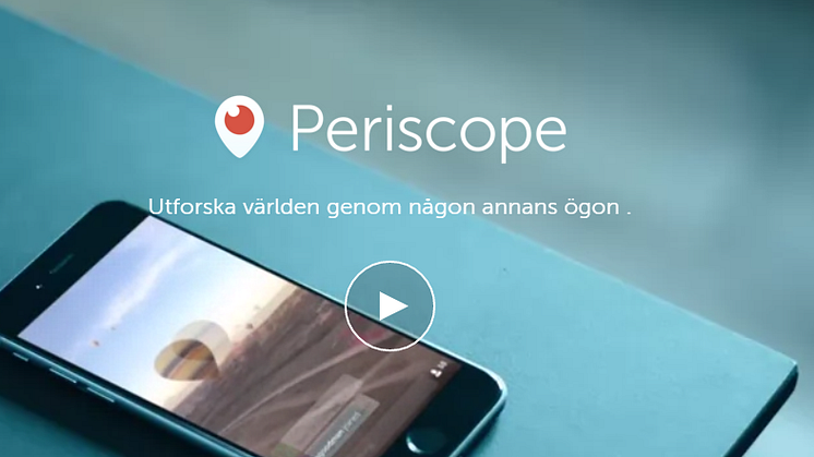 ​TNG livestreamar rekryteringsseminarium med Periscope
