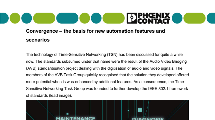 Convergence – the basis for new automation features and scenarios 