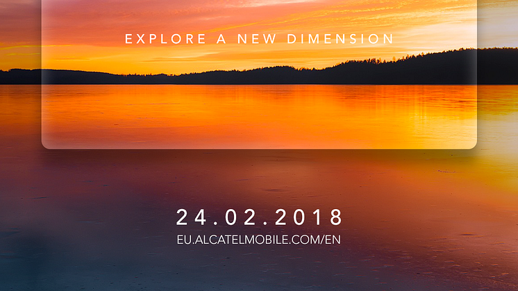 Alcatel först i världen med 18:9-skärmformat för alla smartphones-serier