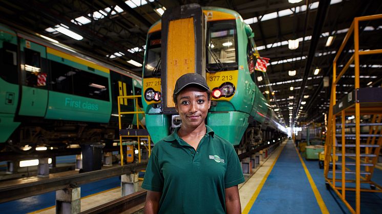 Engineering apprentice Katrina Rose-Allen, from Croydon (Katrina's video is shared at the bottom of this release)