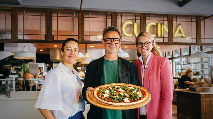 Gewinner-Pizza SVL Italia 04 seit 10. Oktober auf der Monatskarte aller L’Osteria Restaurants