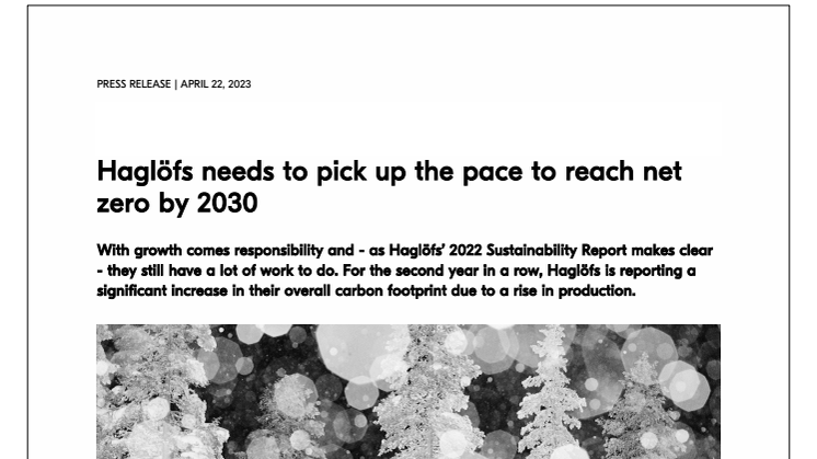 Haglöfs needs to pick up the pace to reach net zero by 2030 230422.pdf