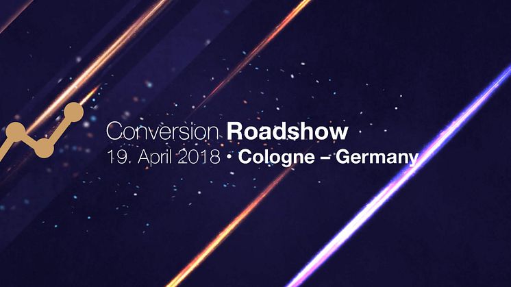 Das Logo der Conversion Roadshow in Köln