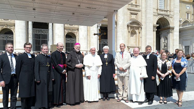 Ekumeniskt möte med påven i Vatikanen