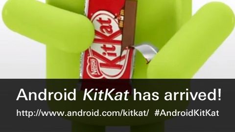 Google on nyt julkaissut AndroidKitKat -käyttöjärjestelmän