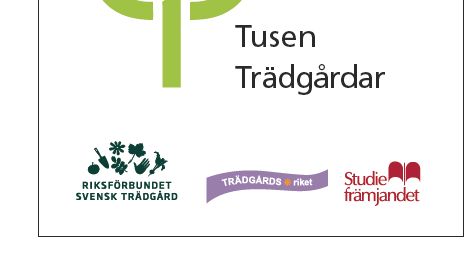 Affischen för Tusen Trädgårdar 2014