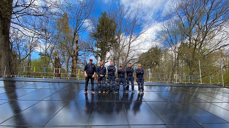 Smart Solar Roof Prefabricerat solcellstak