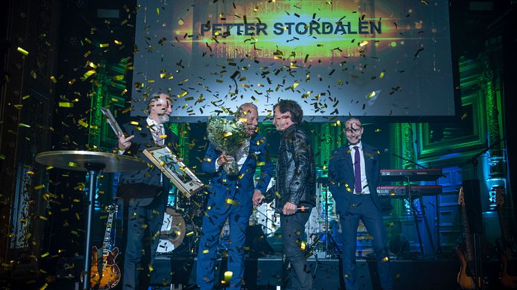 Petter Stordalen tar emot Visitas utmärkelse "Hall of Fame".