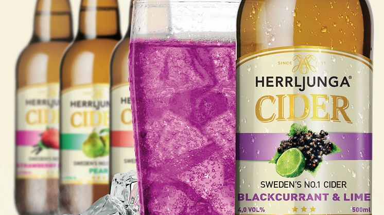 Herrljunga Cider Perfect Serve Blackcurrant & Lime