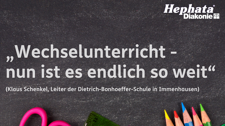 Vorfreude auf Wechselunterricht als aktuell „einzige Möglichkeit“ an Bonhoeffer-Schule in Immenhausen