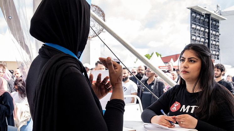 MTR hoppas rekrytera många på Jobbfestivalen