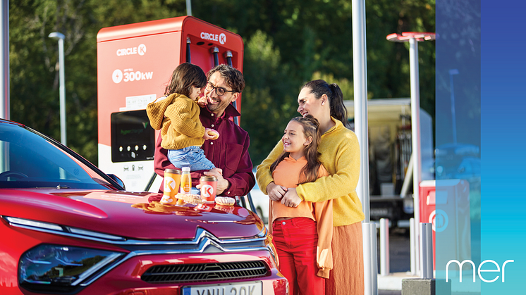 Mer Sverige och Circle K ingår roamingsamarbete och förenklar laddningen längs vägen för elbilsföraren